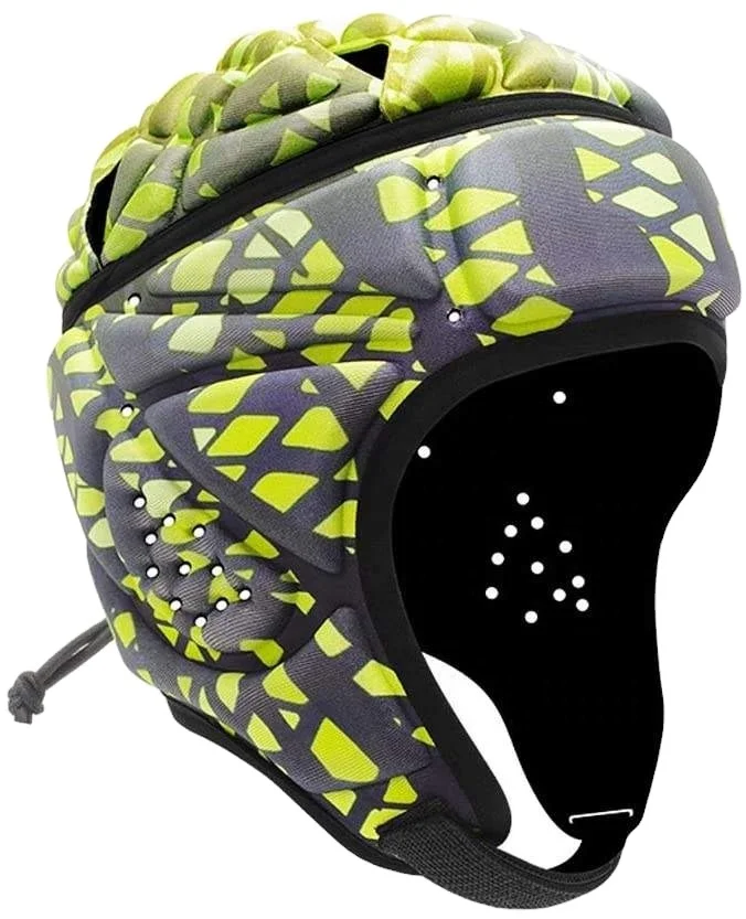 Sport Helmet Rugby Headgear Custom Soft Eva Flexible Rugby Football Safety Head Wear Bicycle Goalkeeper Hockey Head Protector