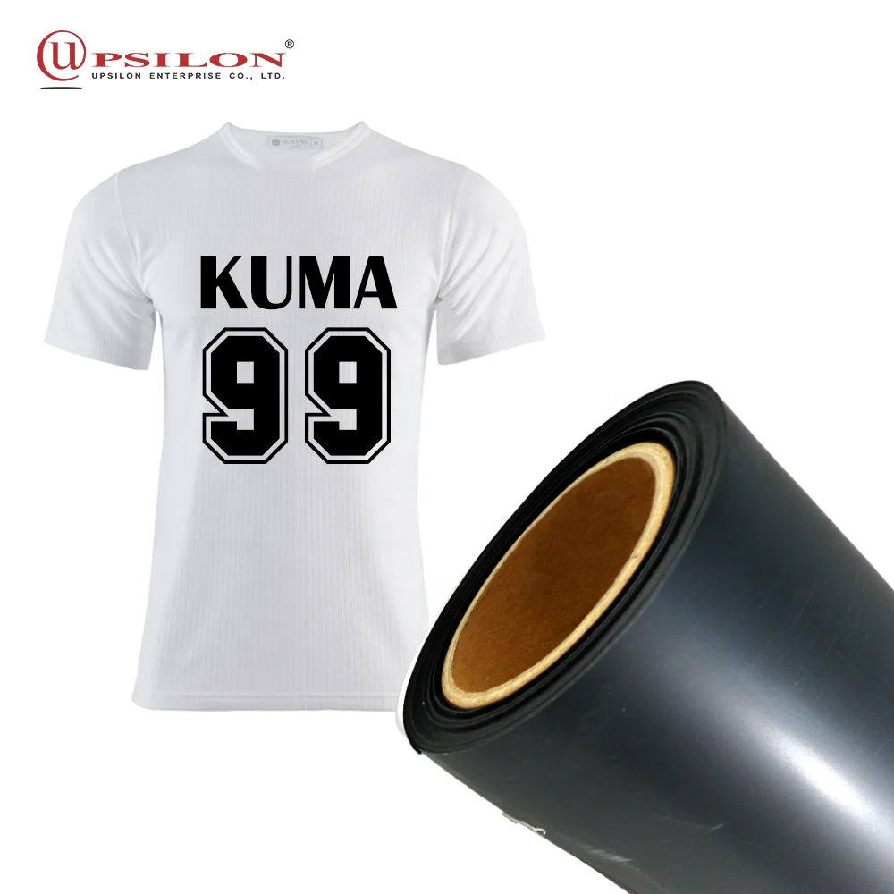 Textile Shirt Heat Press Transfer Film Vinyl Roll Black
