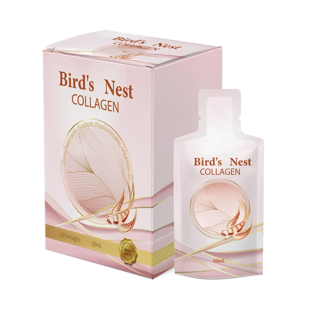 OEM ODM Customized label birds nest liquid anti-aging beauty drink