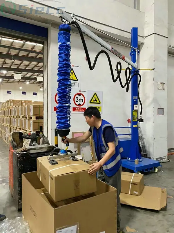 with suction cup lift carton carry plastic bags sheet metal lifting device vacuum lifter for cartons
