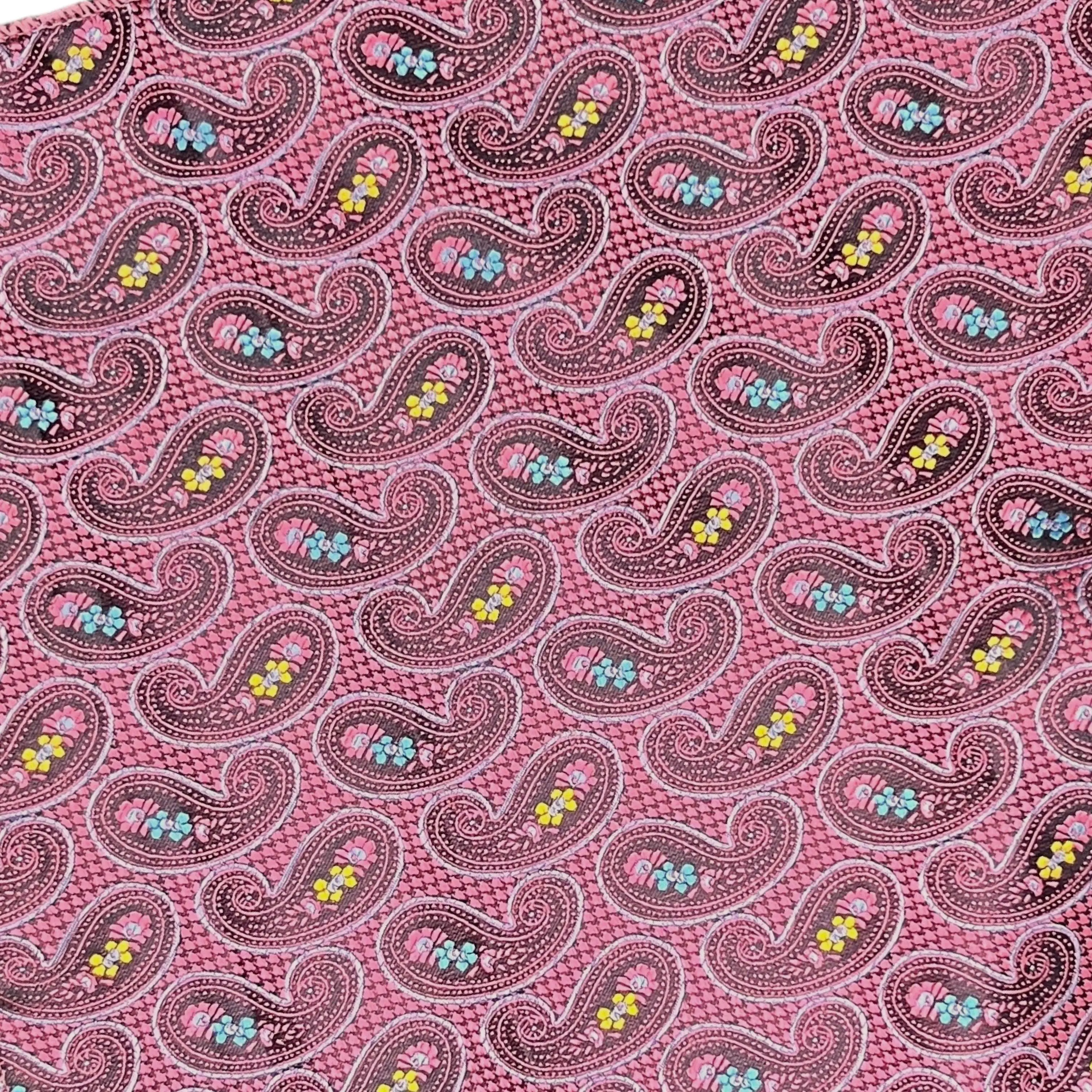 Pink Paisley Cravat Tie