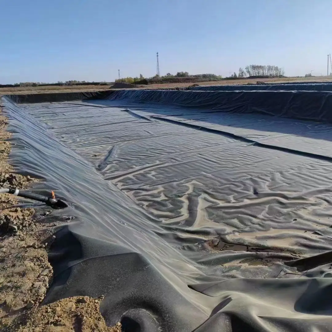 Reinforced Plastic Water Dam Pond Liner Geomembrane HDPE Liner Roll High-Density Polyethylene Material