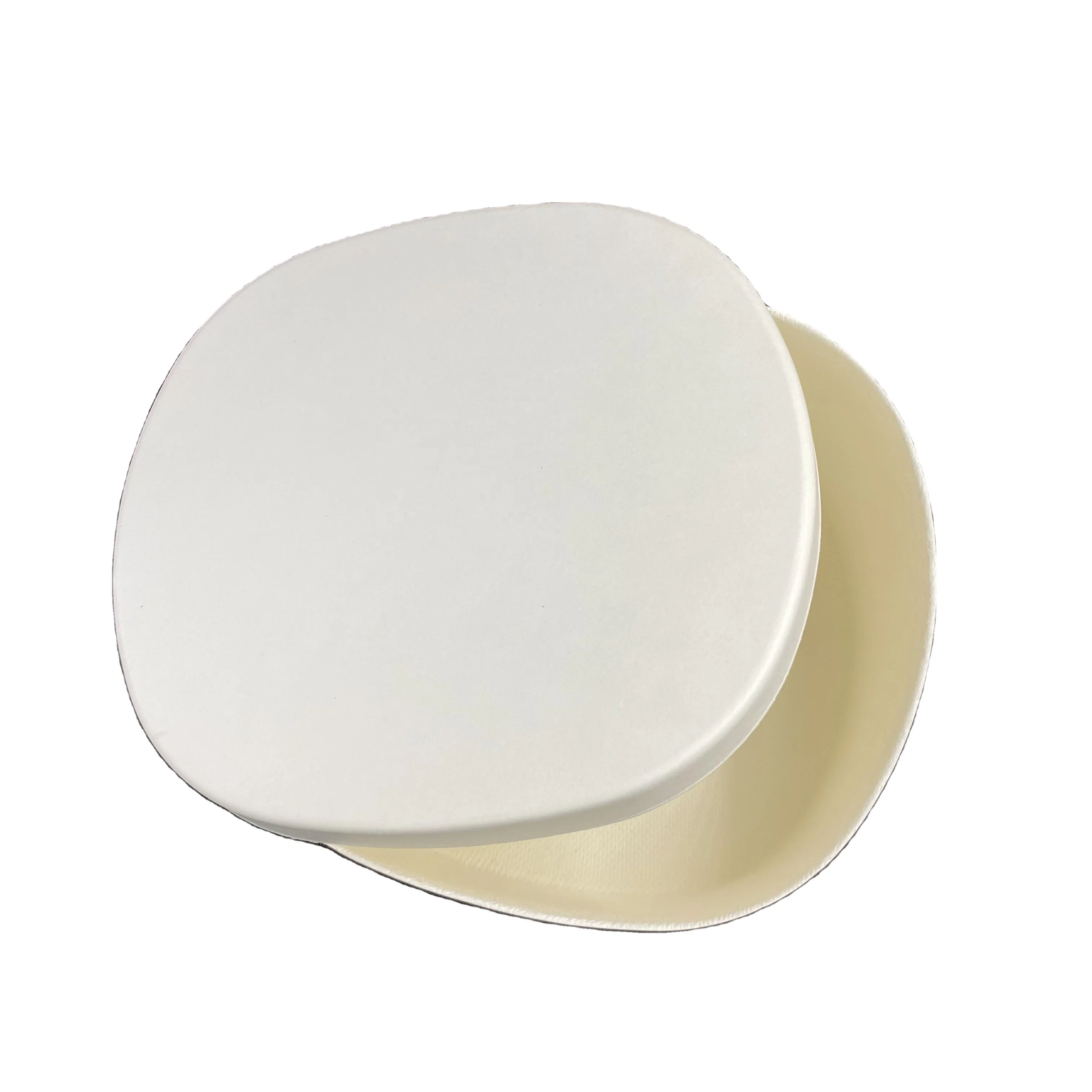 Biodegradable Recyclable Paper Storage case Customized High quality Print Packaging Case White Bagasse Toy Xmas Gift box