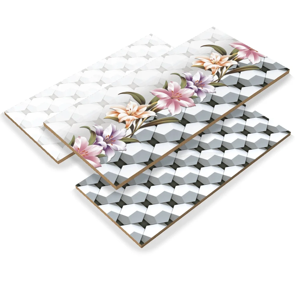 300x6000 mm Cheap best quality wall Bevel glossy wall ceramic tiles