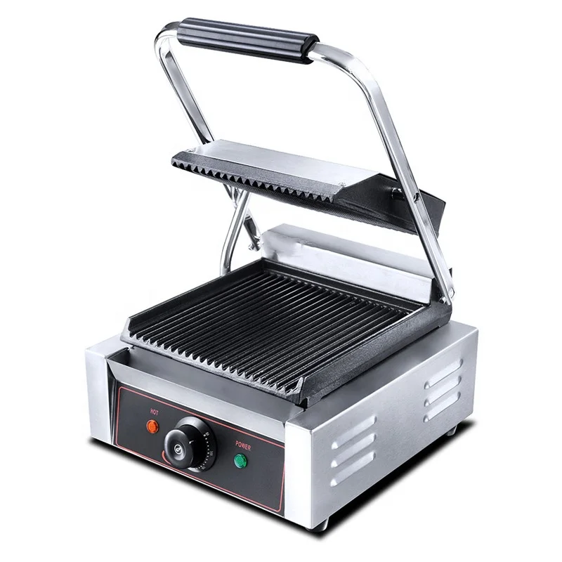 Guangzhou Cookunique Catering Contact Grill, Equipments For Restaurant China Panini Maker/Sandwich Maker
