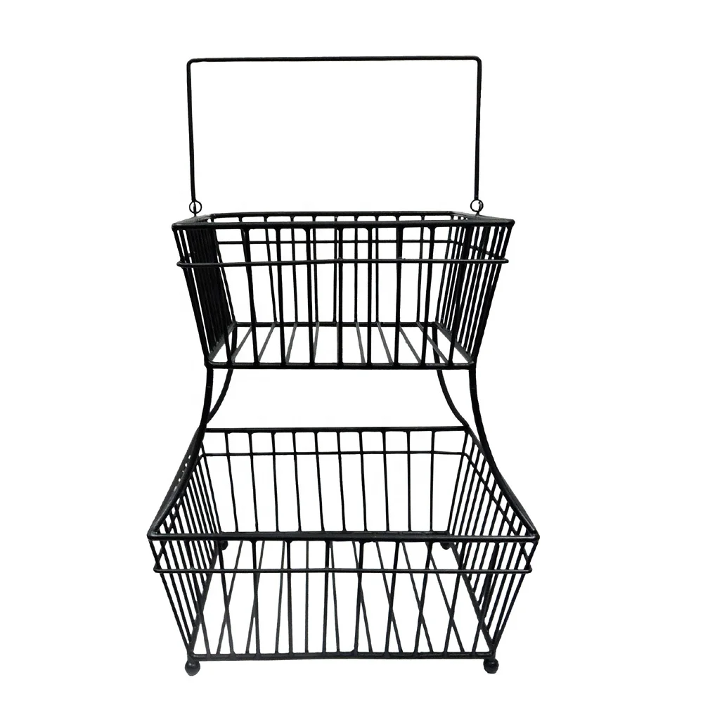 Metal Wire Basket Modern Design Innovative Fruit and Vegetable basket household use decorative basket