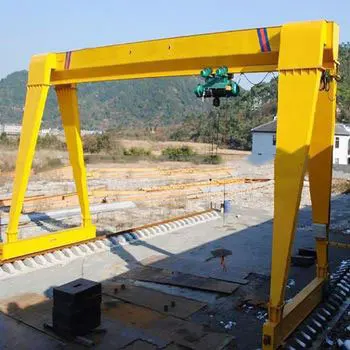 MH Model Single Girder Gantry Crane 10 ton  With Electric Wire Rope Hoist