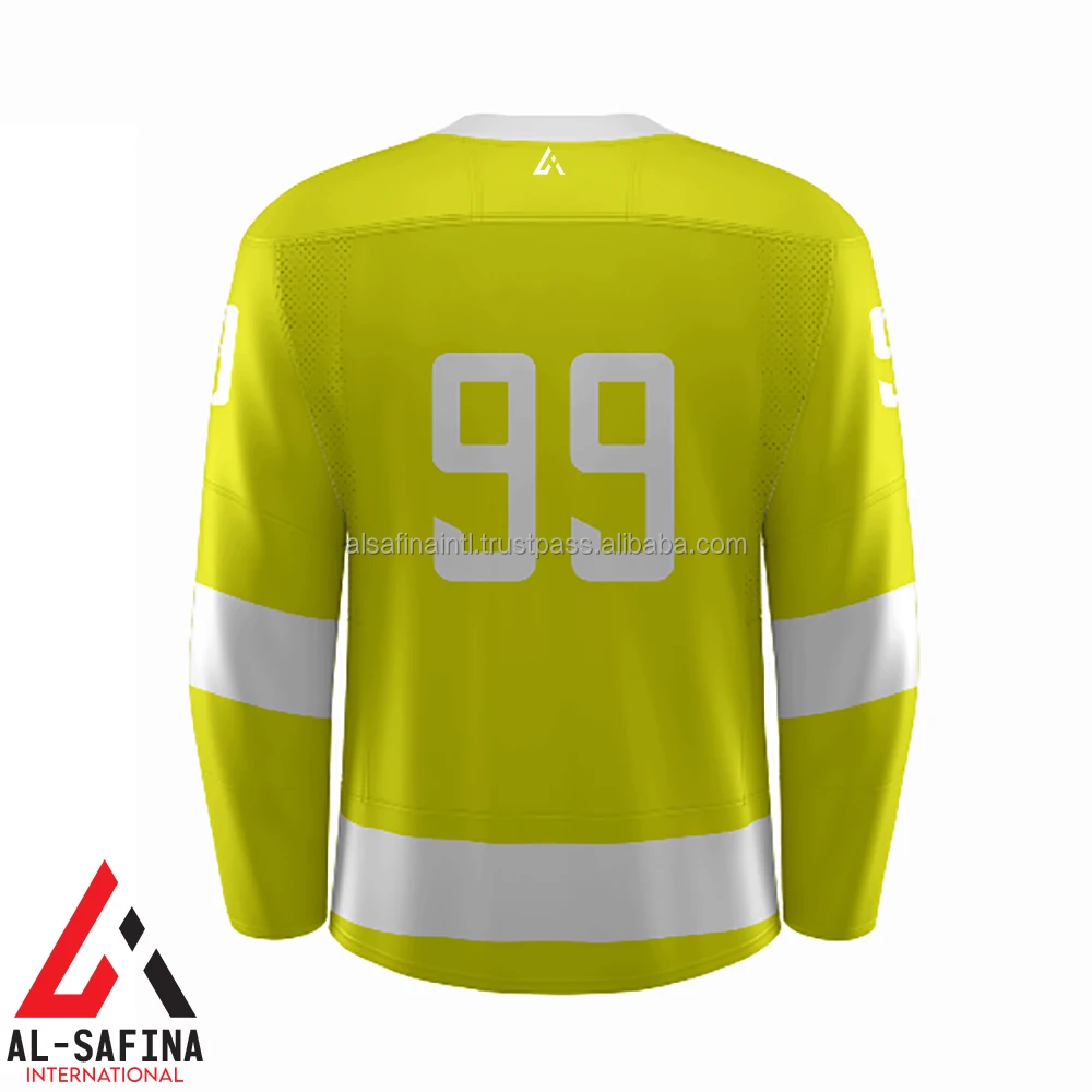 Ice Hockey Jersey Beige Classic Ice Hockey Jersey Team Clubs League