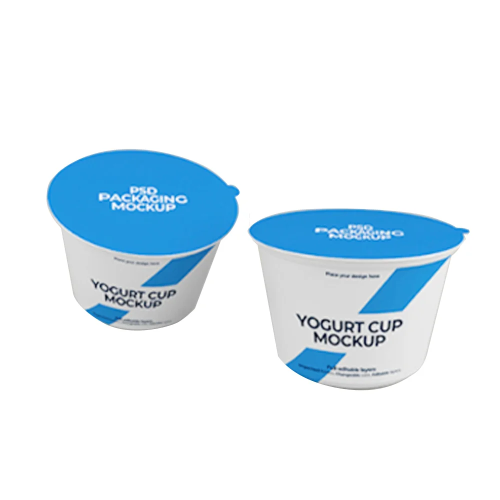 Wholesale Custom Disposable Made Cup Lid Sealing Film coffee tea yogurt Easy to Tear Sealing Film
