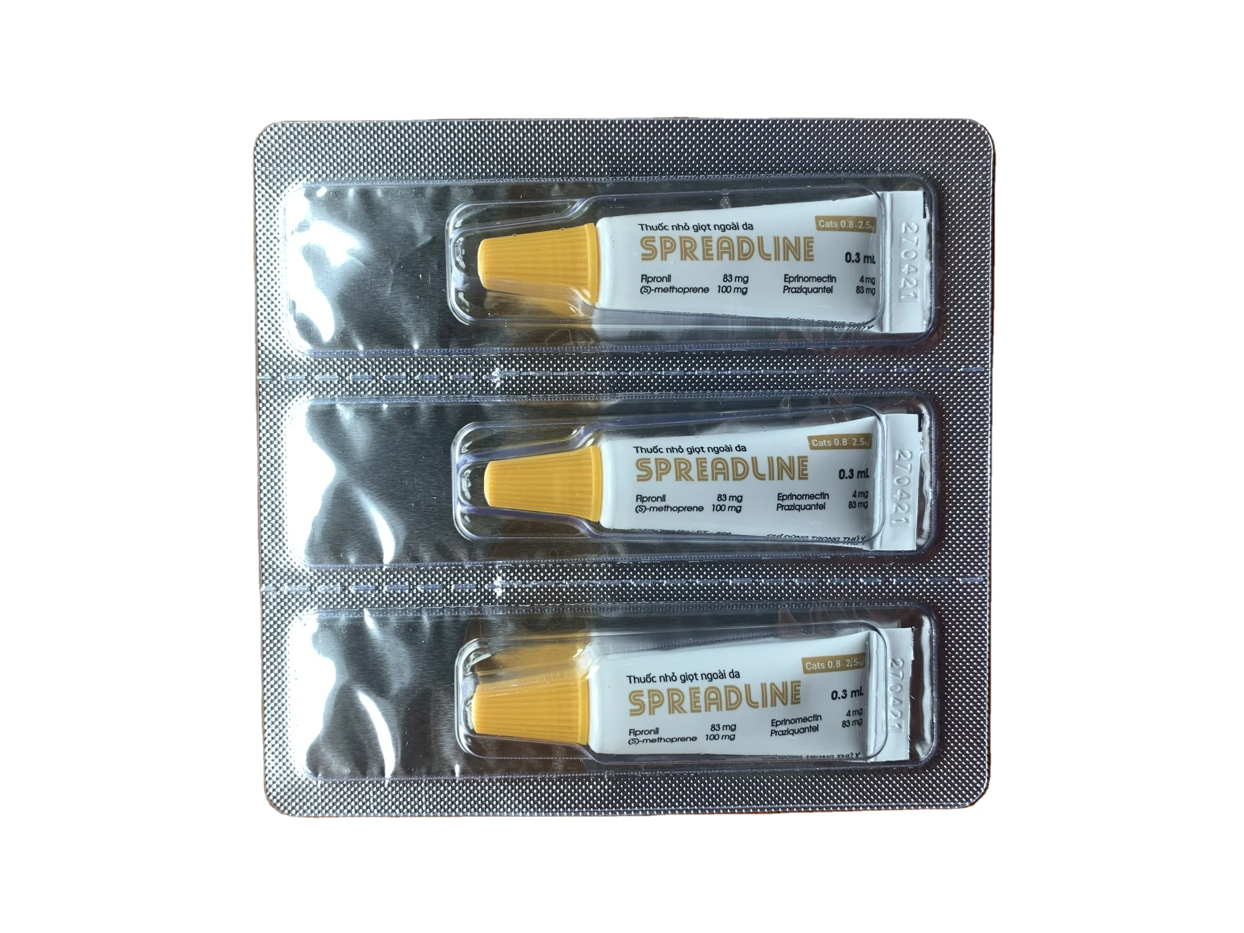  Все в одном продукте для профилактики и лечения червячков круглых червей личинок сердца клещей блоховых электронных линий