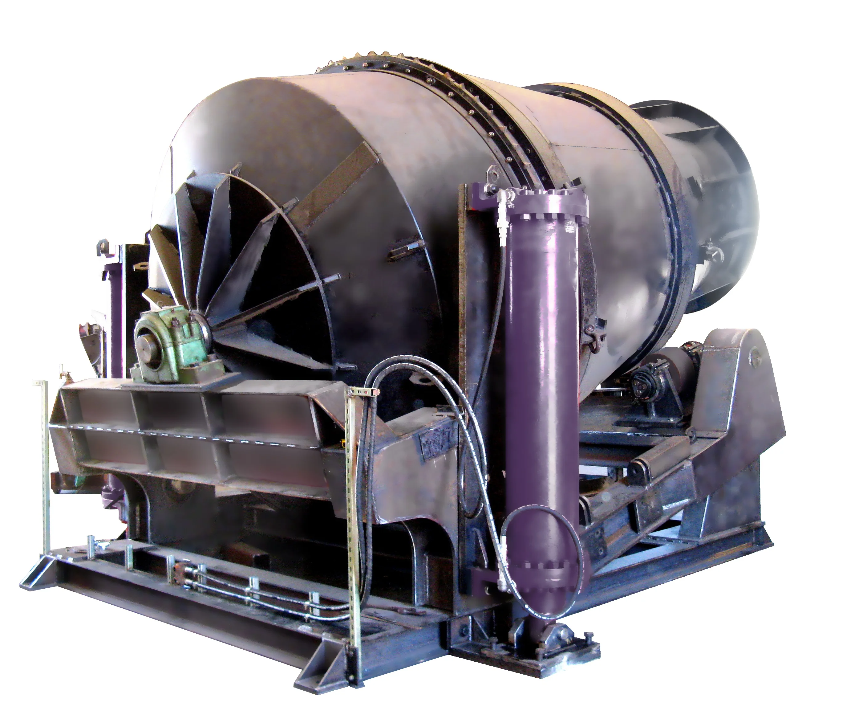 4 Ton Copper Melting Tilting Rotary Furnaces Gas Fired Fuel Low Energy Usage Universal With High Grade At Affordable Price