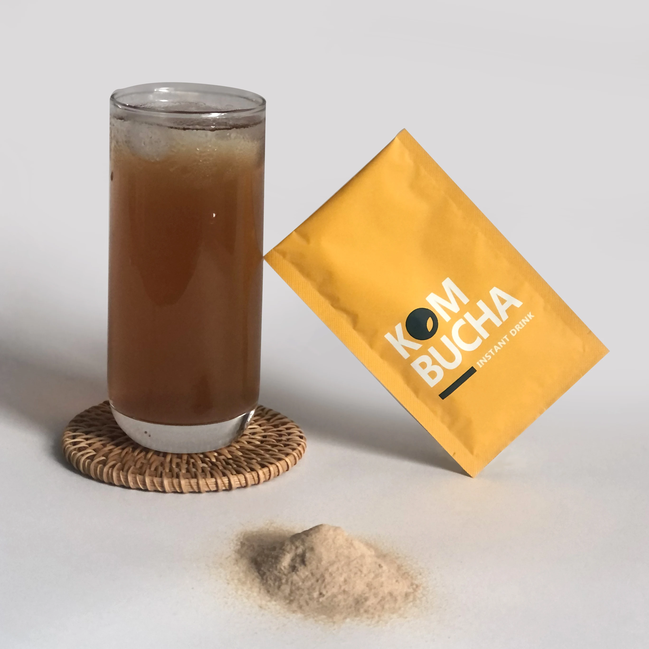 Natural kombucha powder detox enzyme drink slim tea beauty skin care OEM ODM available