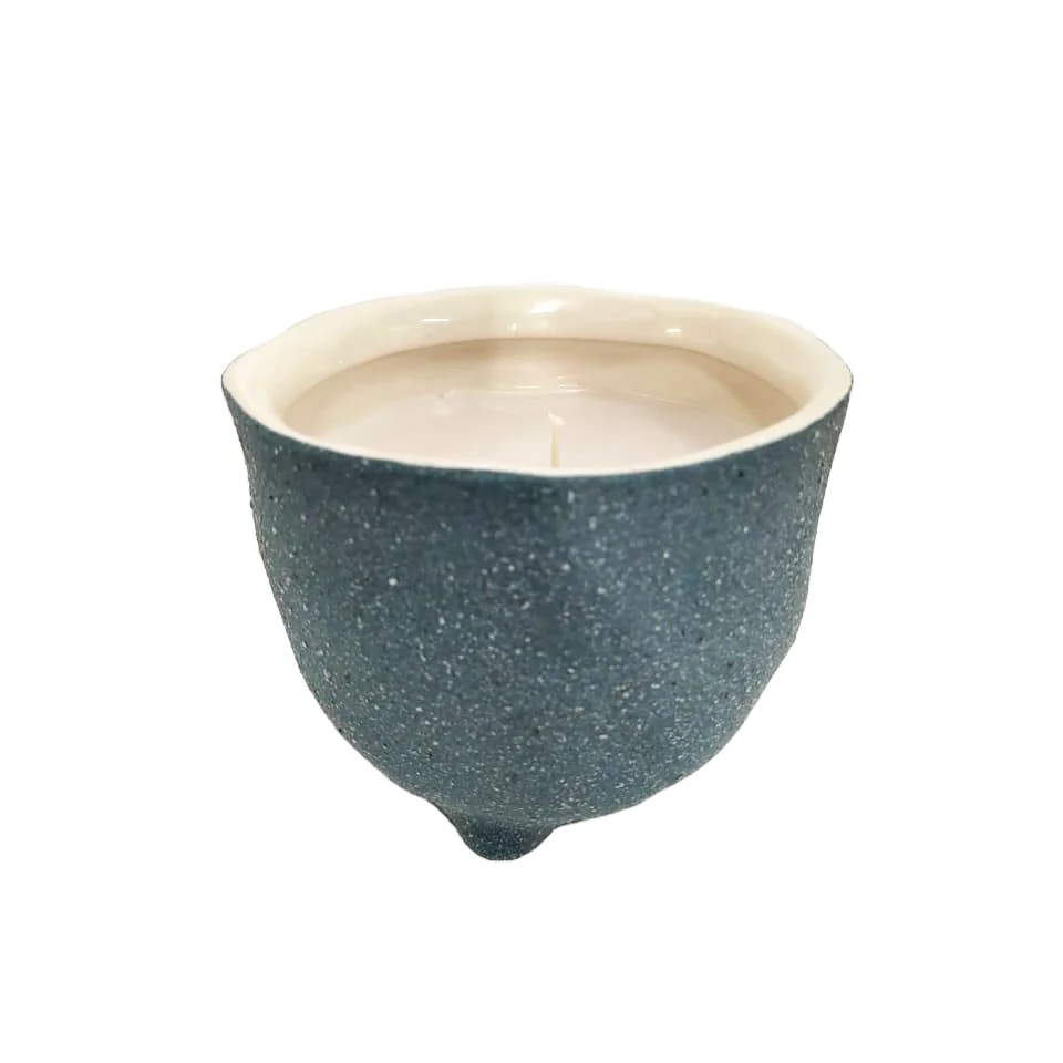 Handmade Ceramic Candle Jar For Tableware and Home Decoration