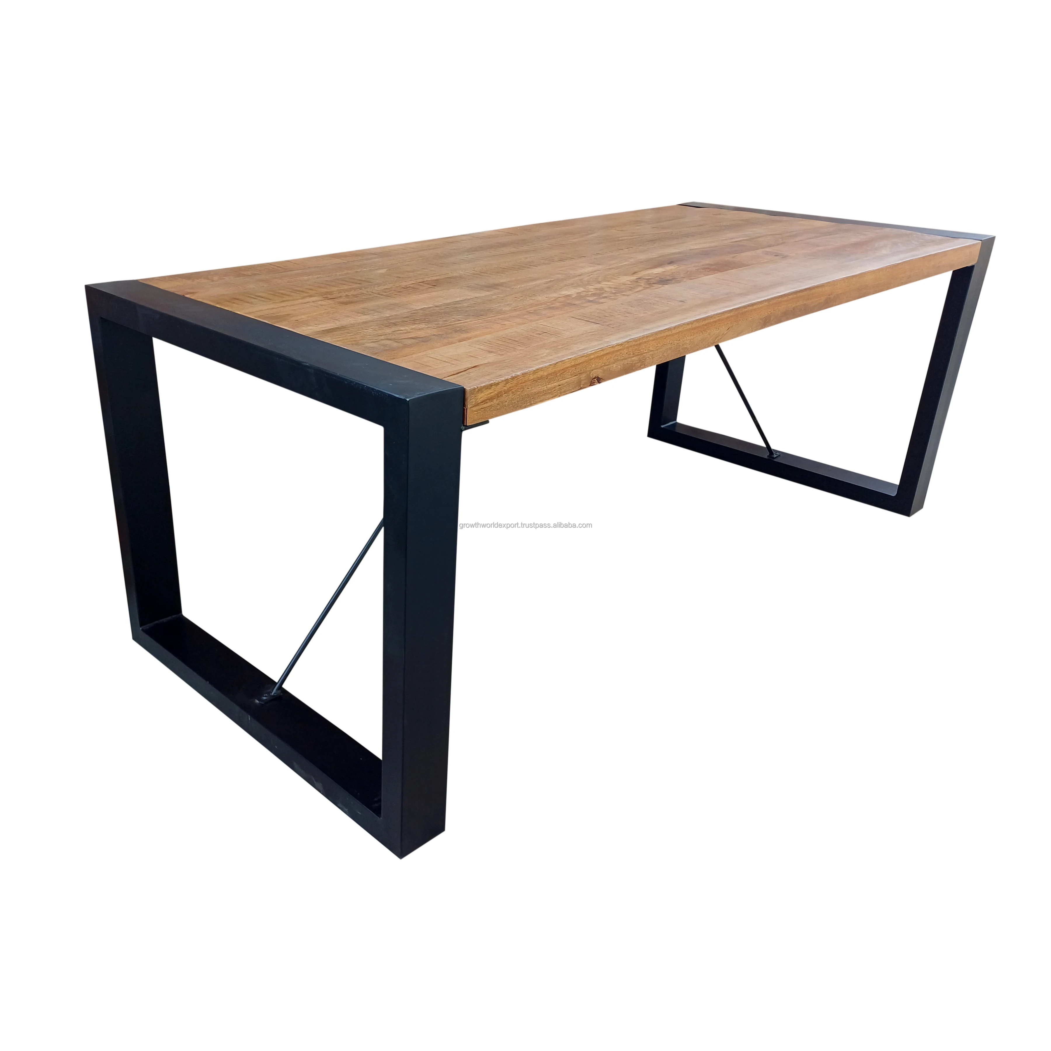 Top Quality Range Best Rectangular Industrial Dining table with Unique Leg Collection Industrial Furniture Restaurant Furniture