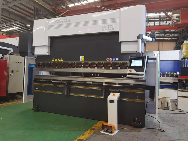 WE67K 100T3200MM 4 оси полный сервопривод CNC металлический пресс-тормоз с системой управления DELEM