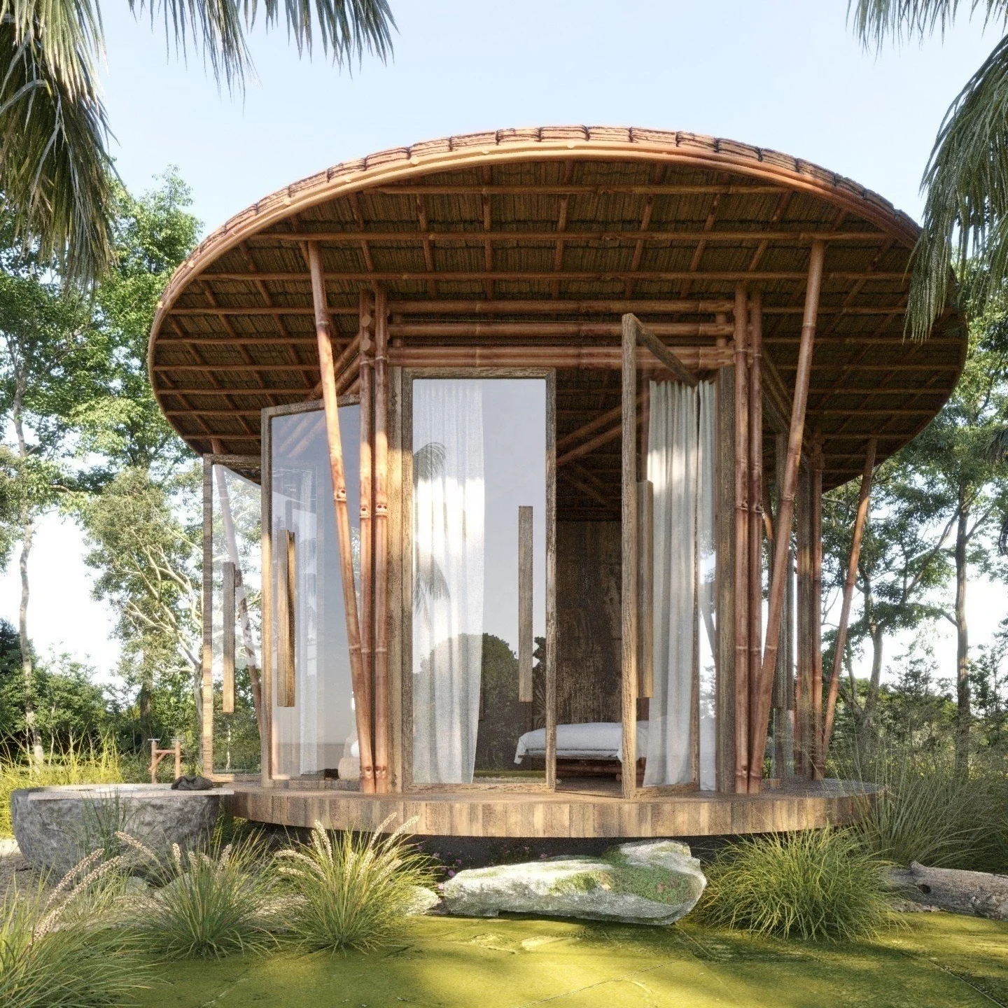 (NO 02) EXPORT TAX 0% VIETNAM 55m2 GREEN PREFAB HOUSE 100% Eco-Friendly CENVINEX Custom 20FT 40FT vila Container Modern hot sale