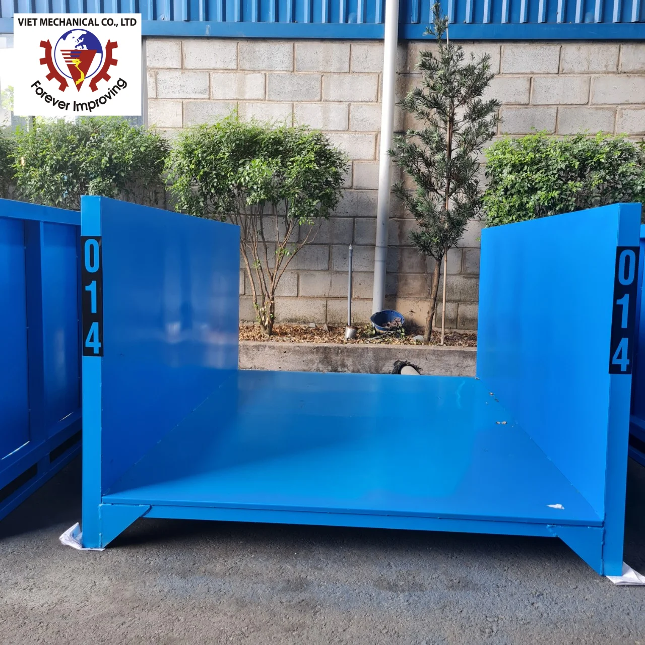 Steel Pallet Storage Crate StackableWith Steel Reinforcement Produced From Directly Vietnam Factory