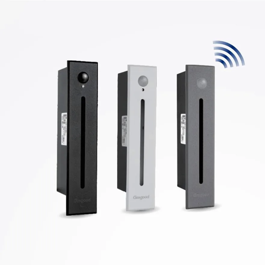 Geagood infrared motion sensor stair lights indoor outdoor automatic led stair lighting light bedside stairs  modern wall lamp