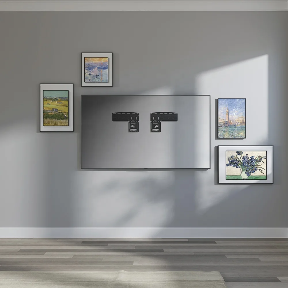 High Quality Advanced 43-85 Inch TV Bracket Micro-Gap Fixed Tilt TV Wall Mount For Neo QLED, QLED and Crystal UHD