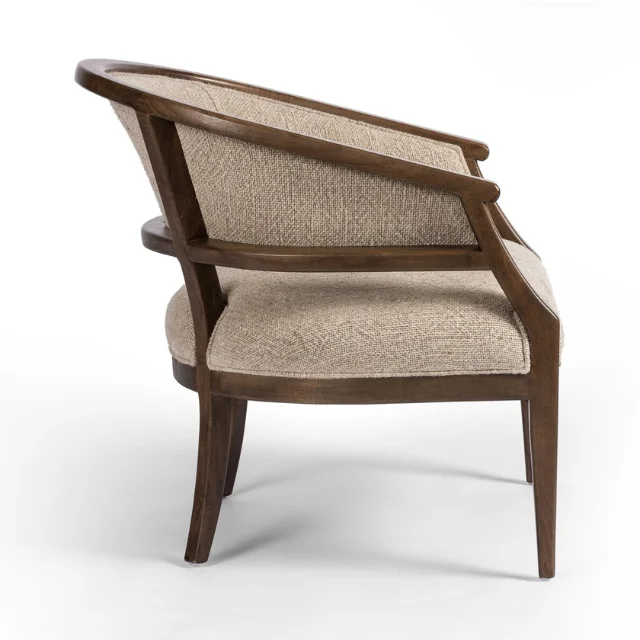 chair furniture for the living room of a villa house made of Jai wood which is equipped with cushions on the backrest and seat