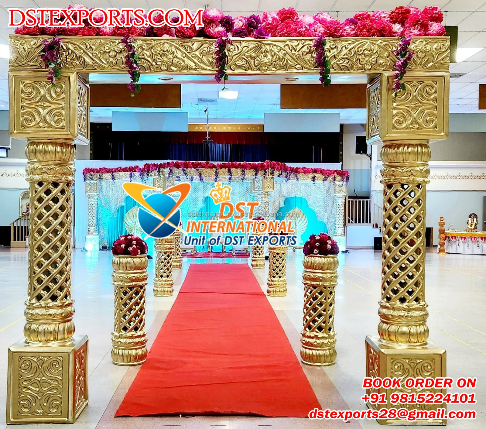 Trending Gold Metal Stands For Welcome Gate Reception Night Metal Stand Welcome Gate Welcome Gate Metal Arches For Wedding