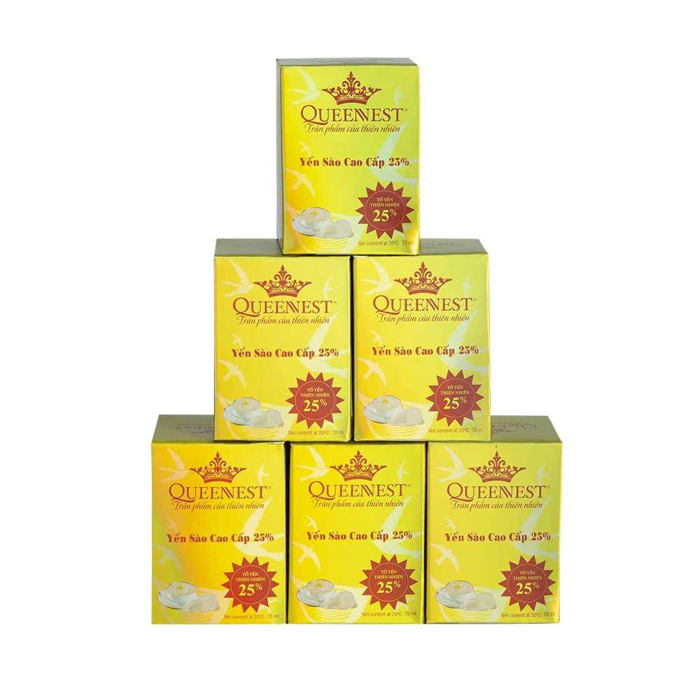 QUEENNEST, подлинное высококачественное Птичье гнездо 25% (банка 70 мл) из Вьетнама