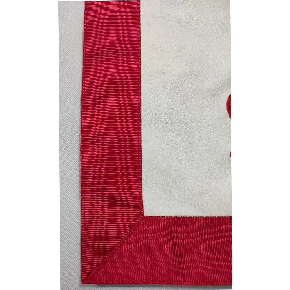 Masonic Scottish rite apron Mb apron with backing pocket and adjustable belt with Snack Set With excellent quality