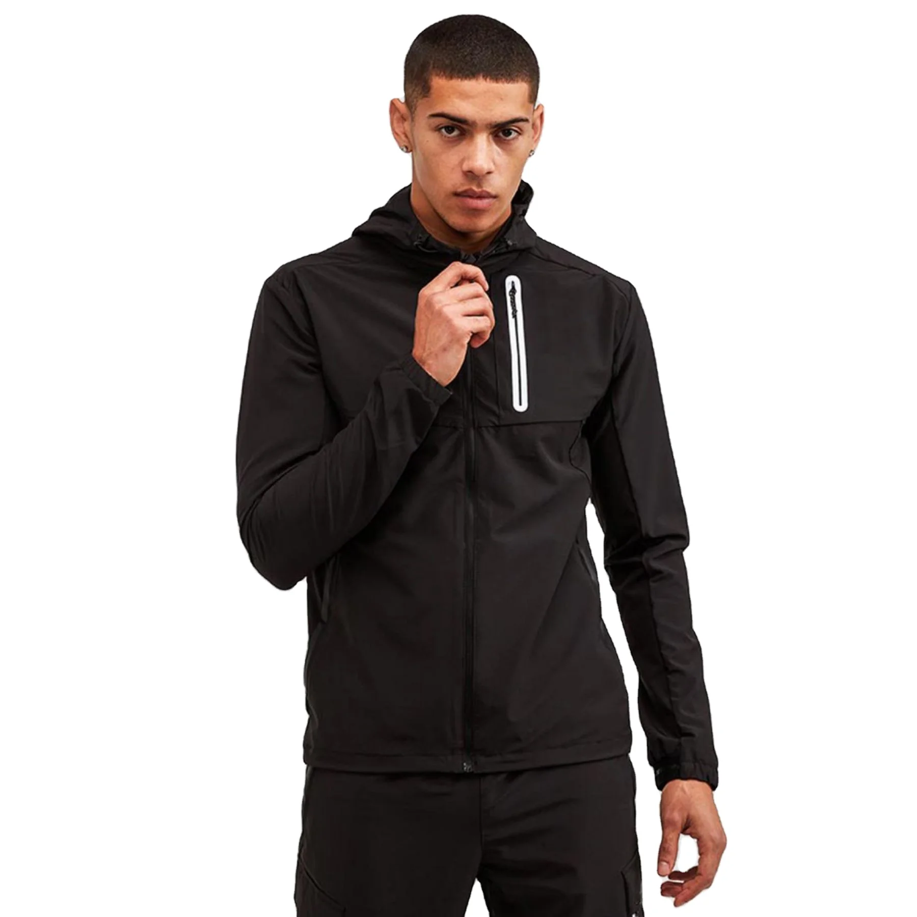 Rbx 2022 New Spring Fall Hooded Custom Logo Man Women Vintage Retro Waterproof Windbreaker Jacket with Logo