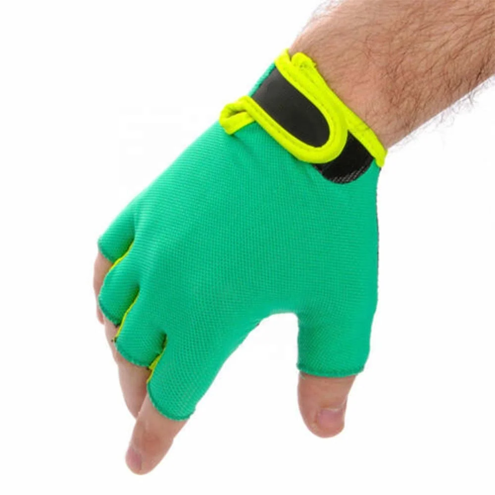 Wholesale Half Finger Finger Cycling  Breathable Anti Slip Pad Motorcycle Road Bike Gloves Men Women