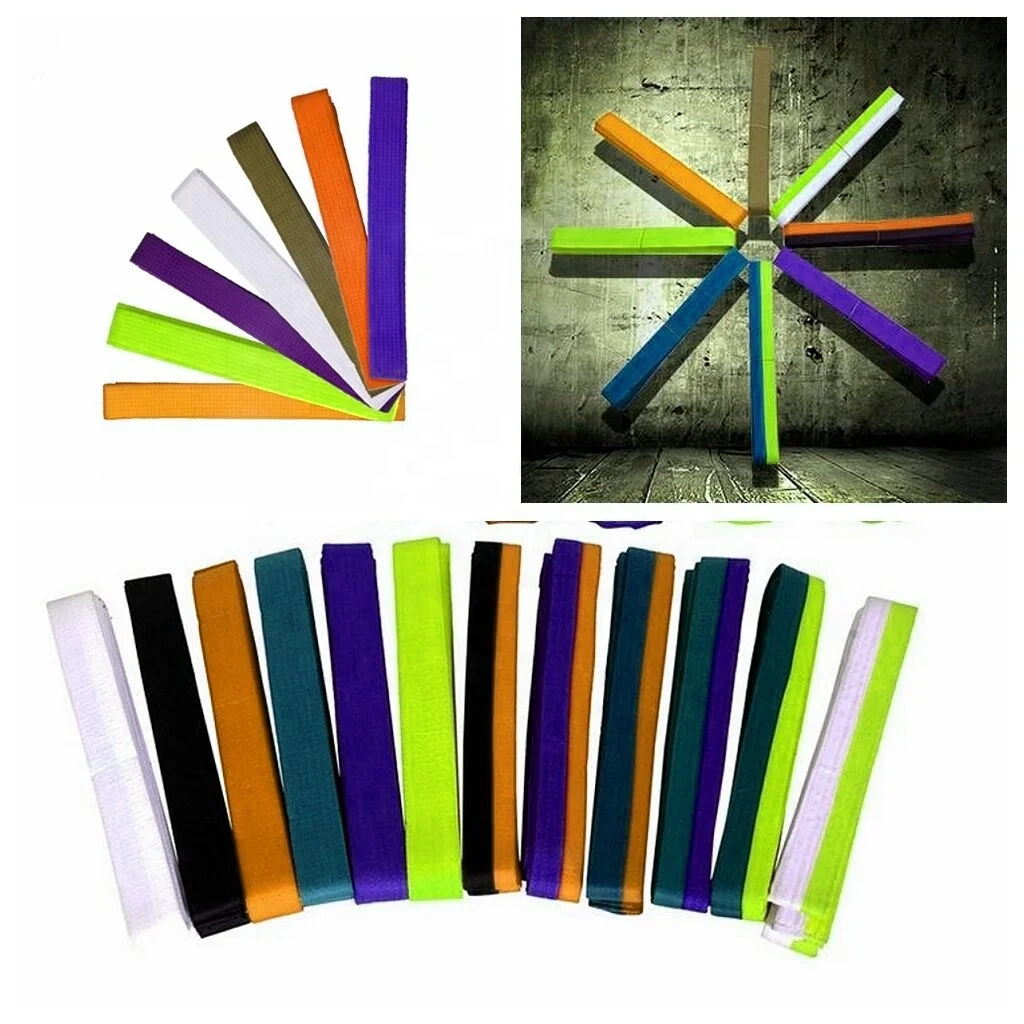 New Martial Arts Taekwondo Karate Belt High Quality MMA Belts with Custom Colors