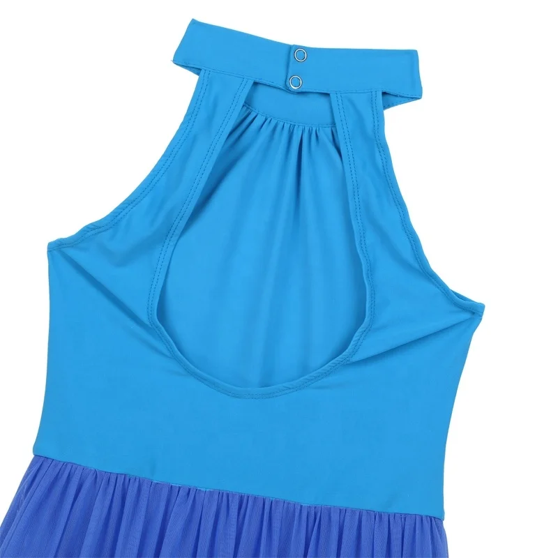 8-16 Wholesale Kid Training Dancewear Manufacturer Contemporary Internship Stage Dance Wear Girls Lyrical Dance Costumes Dresses