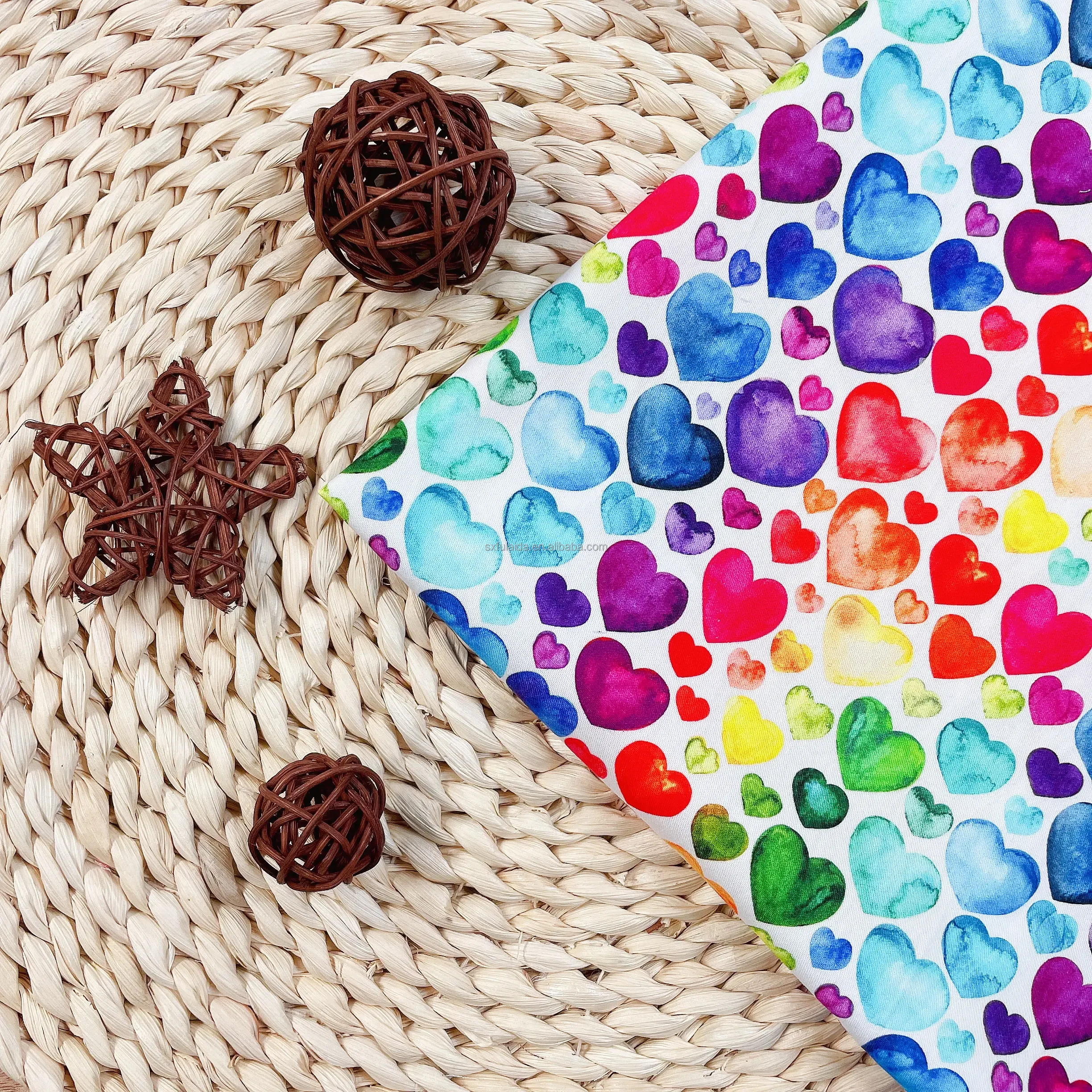 Customized 100% Cotton Prints Poplin Woven Beauty Roses Floral Printed Fabric For Baby Girls Dress Skirts Home Textile Fabric