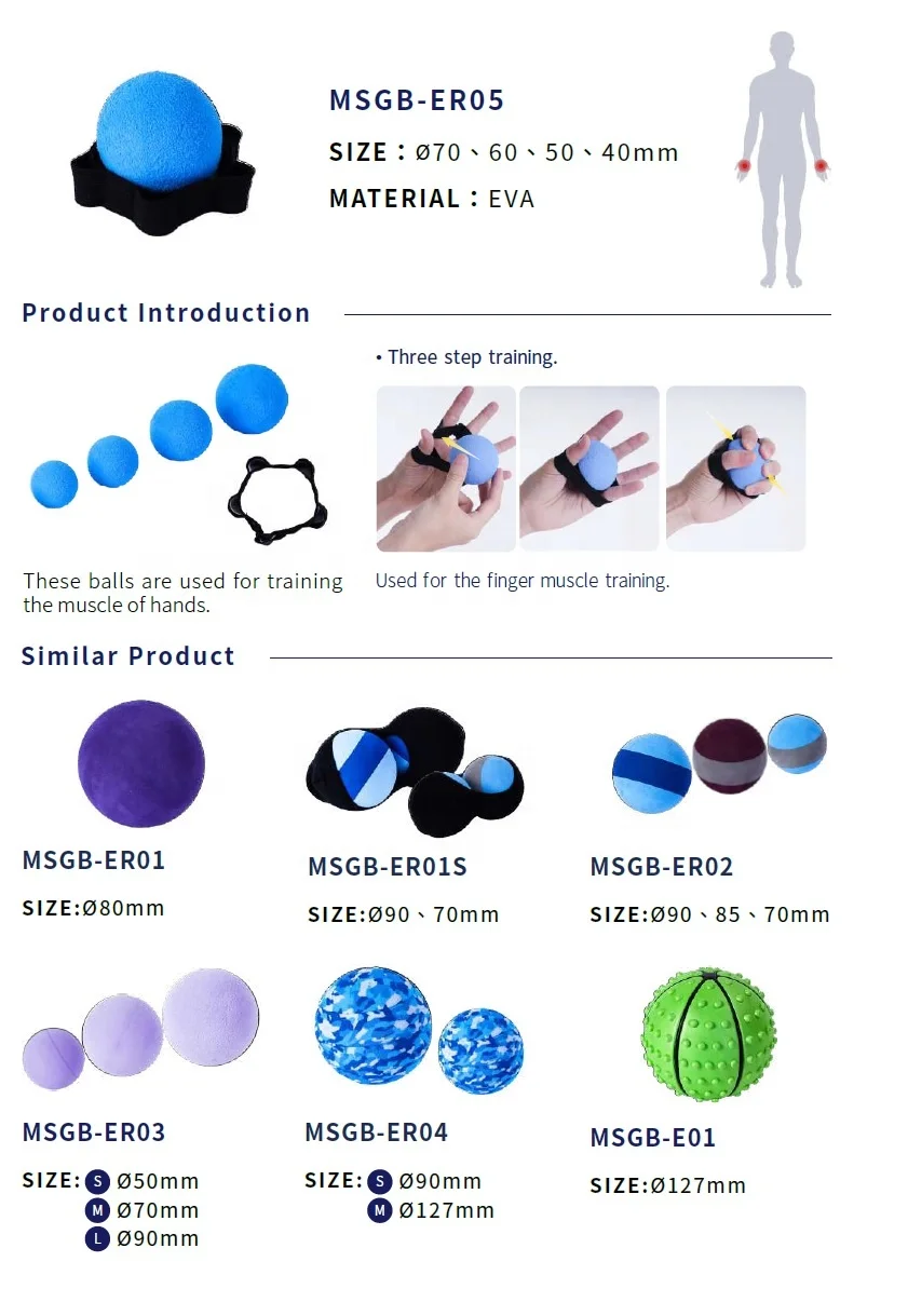 Eco EVA Massage Fascia Release Lacrosse Balls for Deep Tissue Massage