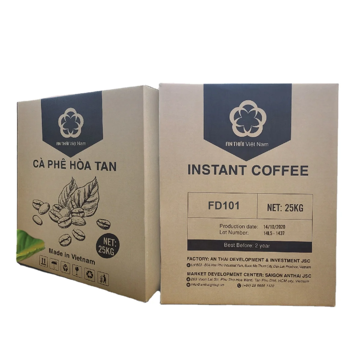 Черный Robusta растворимый кофейный порошок поставщик 1 вьетнамская индивидуальная этикетка шоколад оптовая продажа спрей кофе