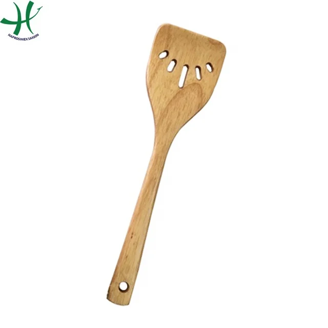 Wooden spoon from Vietnam/natural material/ acacia/ rubber wwod/ kitchen accessories (TH 3277)