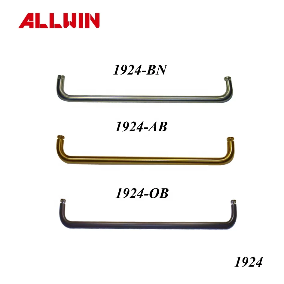 Single Brass Glass Shower Door Handle Wall Mounted Bathroom Towel Bar Rack Holder