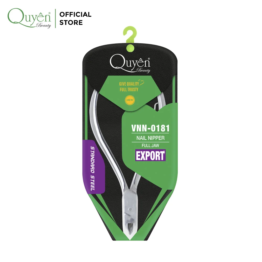Quyen Beauty VNN-0181 Manicure and Pedicure Set Sharp Stainless Steel Nail Nipper Tools from Vietnam for Toes and Fingers