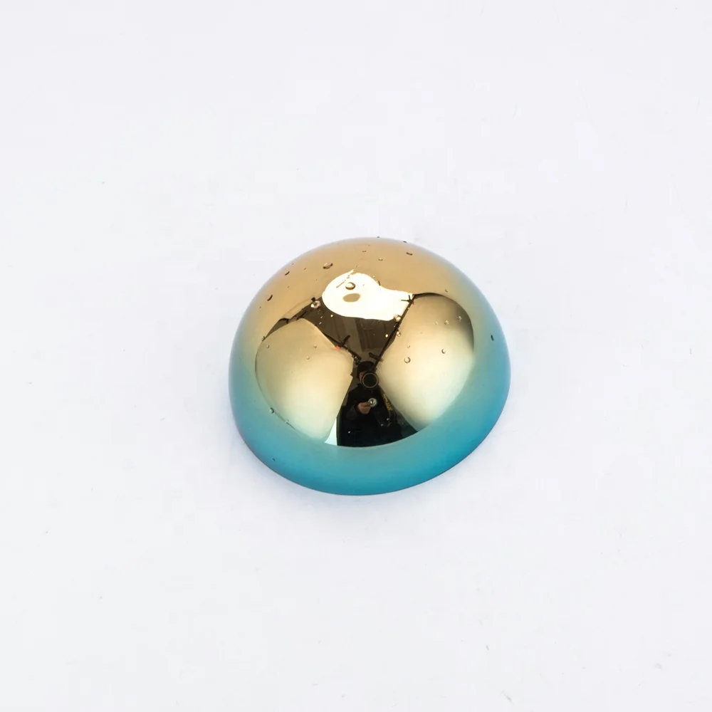 
15g 30g 50g blue color AS electroplated with effect of water drop ball shape cream jar 