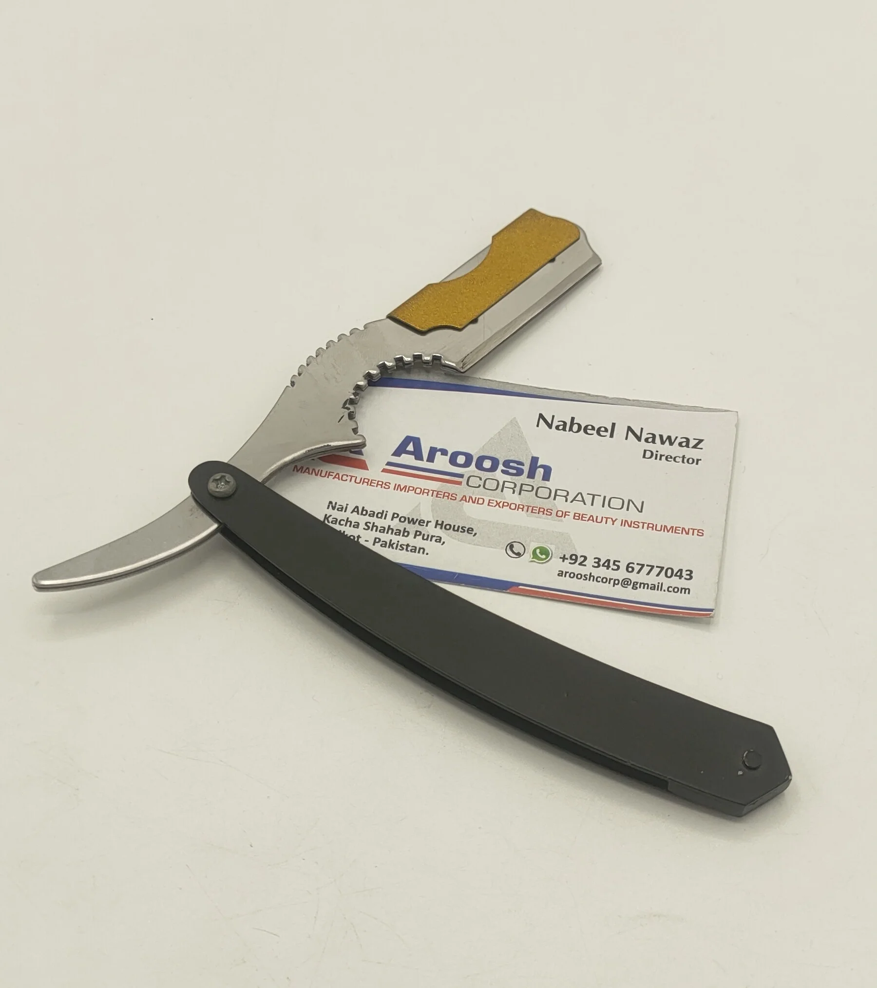 Wholesale Stainless Steel Black Manual Shaving Razor Single Blade Custom Logo Barber Razor Face Body Underarm Hair Bikini Use Sustainable