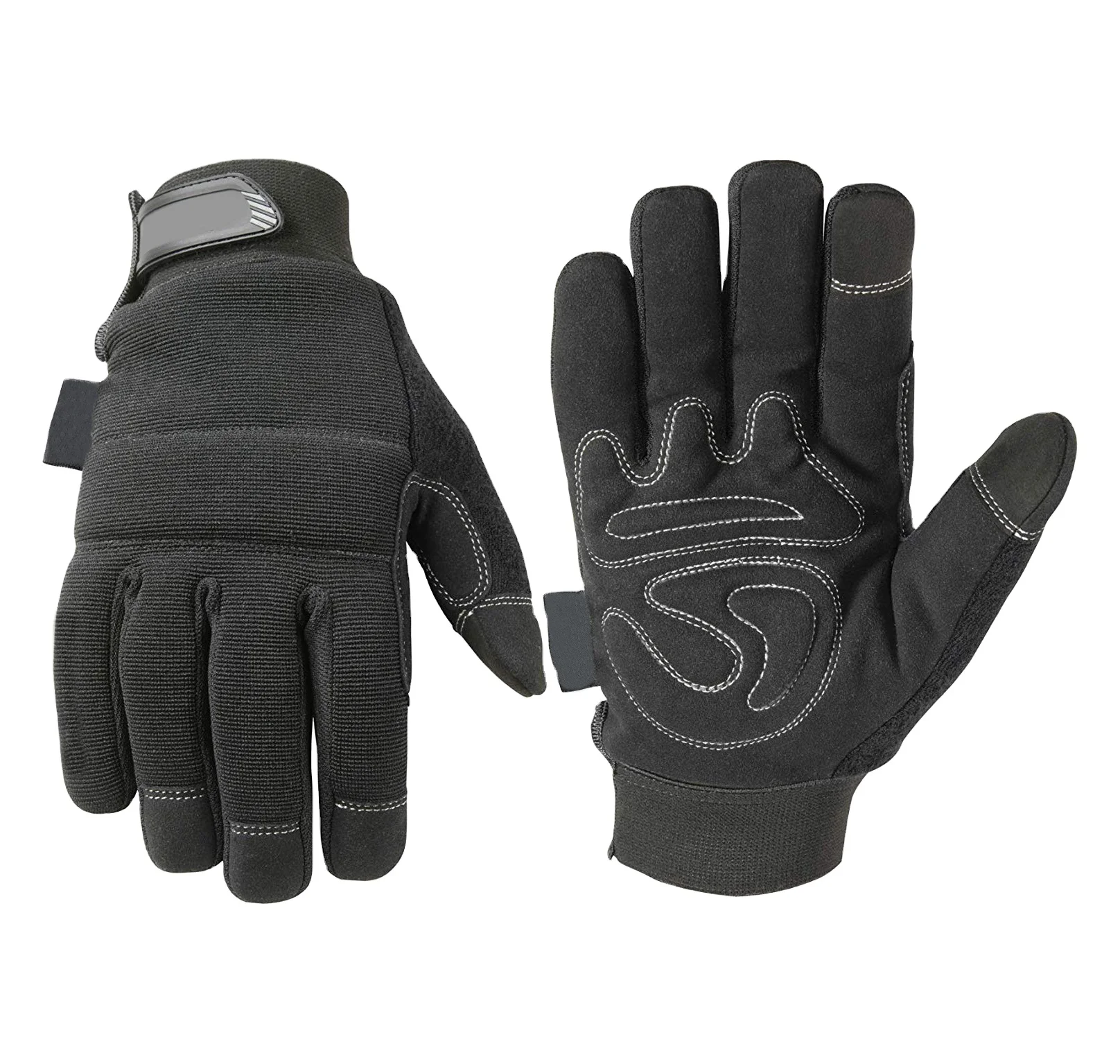 Custom Men And Women Touch Screen Acrylic Mittens Winter Fishing Working Outdoor Thermal Gloves For Running Driving