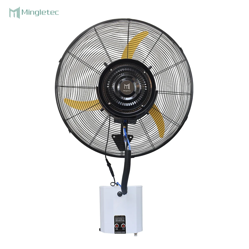 High Quality Industrial Large Wind Cooling Centrifugal Wall Mounted Misting Fans With Water Tank