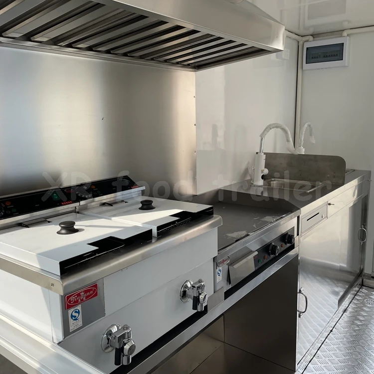 snack machines mobile modular transformer coffe food truck trailer containers kiosk cart with fridge