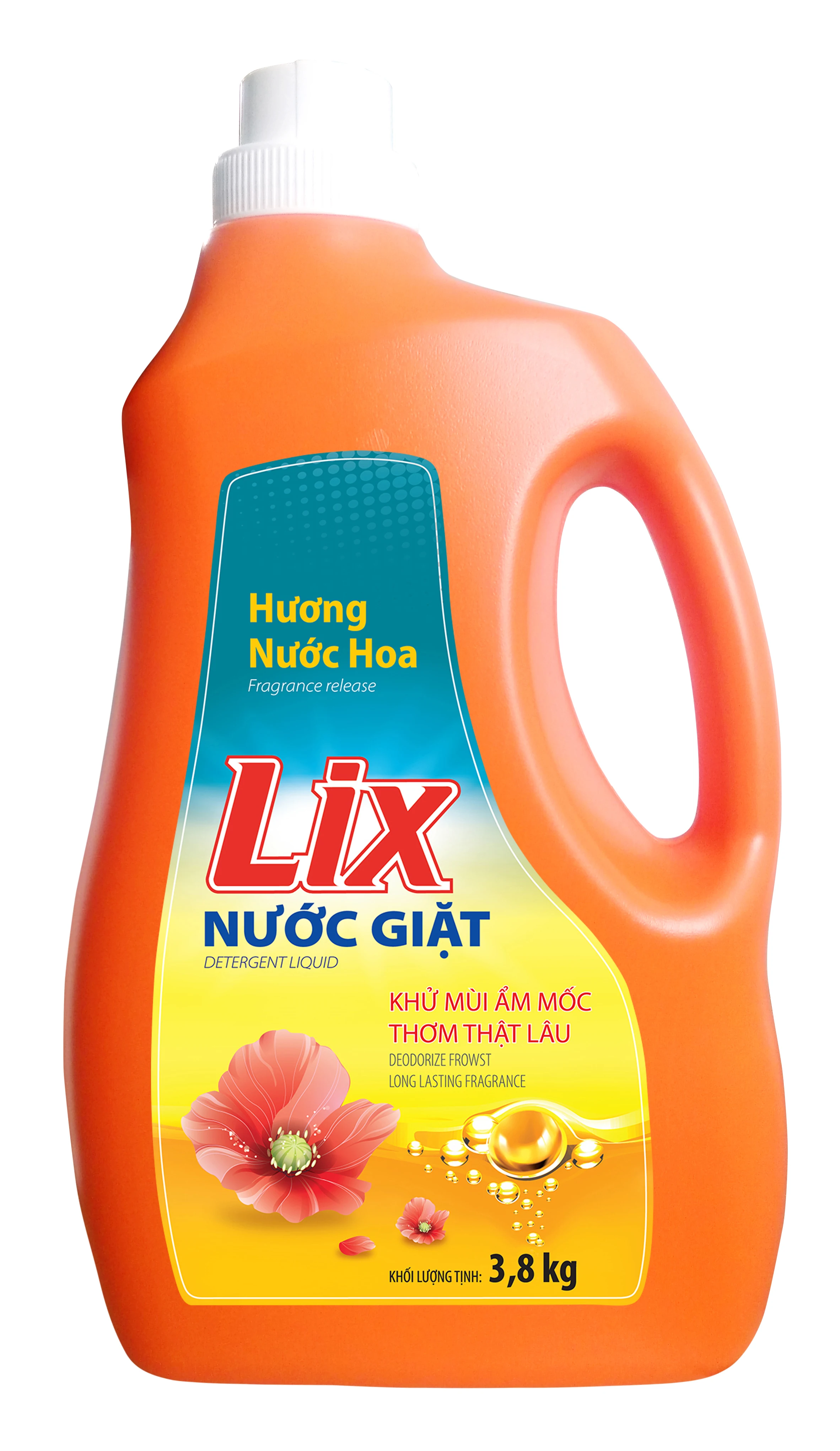 BEST PERFORMANCE / LIX LIQUID DETERGENT / CONCENTRATED - PERFUME RELEASE - BAMBOO CHARCOAL / HIGH EFFECTIVE WITH SPECIAL SCENT