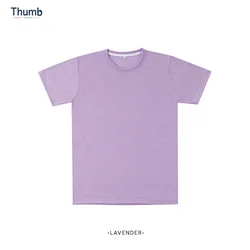 Lavender Pastel Plain 100% Polyester Blanks Tshirt for Sublimation Printing Made in Thailand