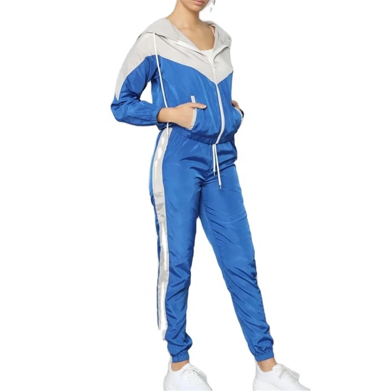 2024 Windbreaker Sets Ladies Shorts Jacket Windbreaker Running Biker Rain Jacket Waterproof Lining Sets For Women