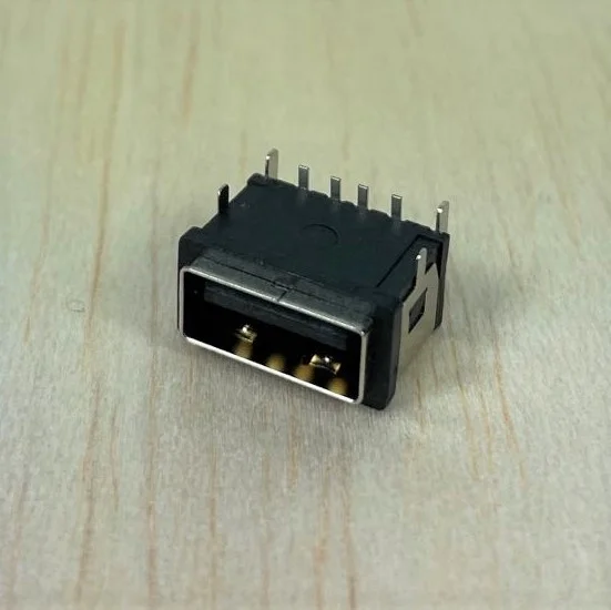 Waterproof IPX8 USB 2.0 A Type Female DIP 90 Degree