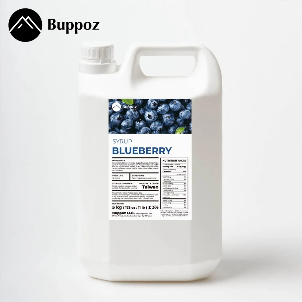 Taiwan Blueberry Flavored Syrup Concentrated Juice
