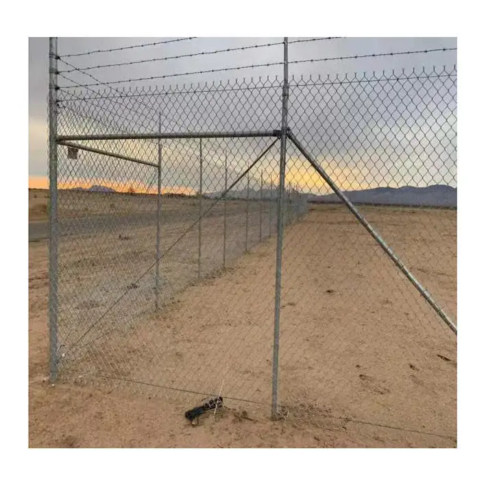 Factory Prices PVC Diamond V-Mesh Horse Link Fence Anti Clamp Safety Home Woven Chain Link Wire Mesh Fence