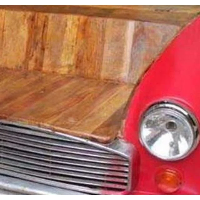 Industrial Automobile reclaimed wood car sofa vintage style car sofa