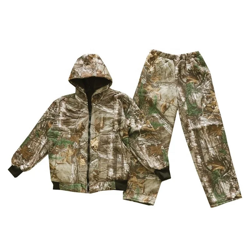 
Bionic Camo Outdoor Hunting Suit Summer Bird Watching Sniper Shooting Breathable Scratch Resistant Stick Grass Shirt Pants 